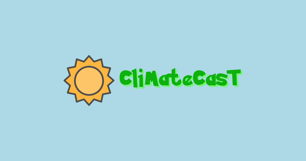 ClimateCast - weather forecasting web app