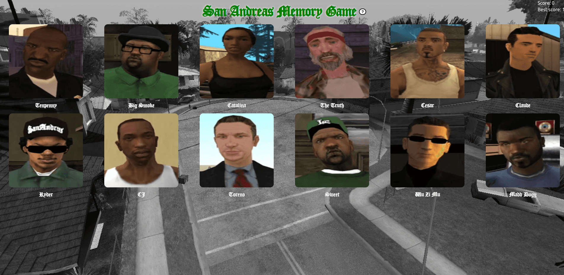 San Andreas Memory Game photo 1